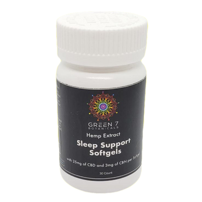 Sleep Support Softgels with 25mg CBD & 4mg CBN