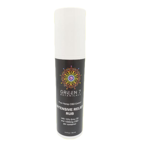 Intensive Relief Rub with Emu Oil and 1,000mg CBD